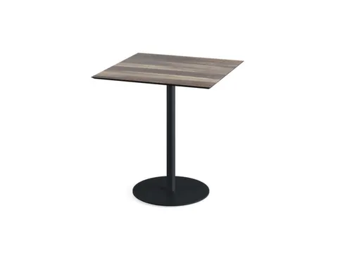 bistrotafel,HxBxD 730x700x700mm,rechthoekig,schotelvoet zwart