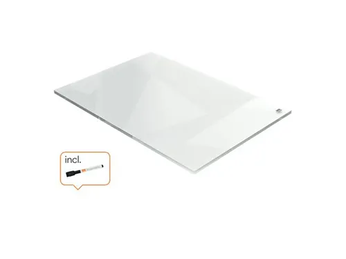 Notitiebord Nobo transparant acryl A4