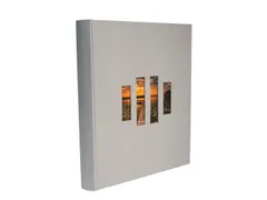 Fotoalbum 60p zwart 29x32cm MILANO Grijs