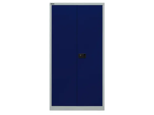 kantoorkast openslaande deuren HxBxD 1806x914x400mm Stalen Grijs Blauw