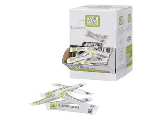 Rietsuikersticks Fairtrade Original 600 stuks - 6