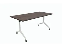 Schaffenburg Klaptafel 120x80cm Blad Logan Eik 25mm Frame Wit