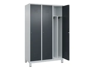 locker voor scheiding van kleding,HxBxD 1950x1200x500mm,3vak - 2
