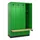 locker met bank,HxBxD 1950x1200x815mm,4vak,vak B 300mm,cilinderslot