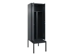 PBM-locker met bank,HxBxD 2120x600x815mm,2vak,vak B 300mm