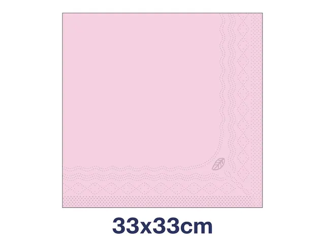 Tork 477847 Lunchservet Advanced Roze 33x33cm