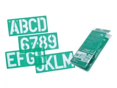 Lettersjabloon Linex hoofletters/letters/cijfers 100mm