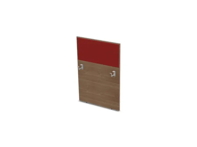 baliepaneel,v. bureau,aanbouw rechts,B 800mm,NT-cherry,BN4011-rood