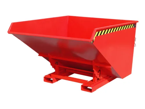 Kiepbak 1103x1570x1720mm 1.7m³ Afrolmechaniek Gelakt Ral3000
