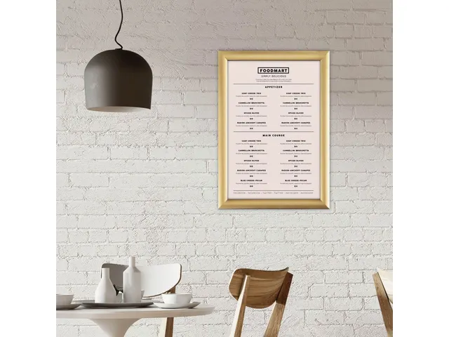 Easy-Click Kliklijst Europel A3 25mm aluminium Goud