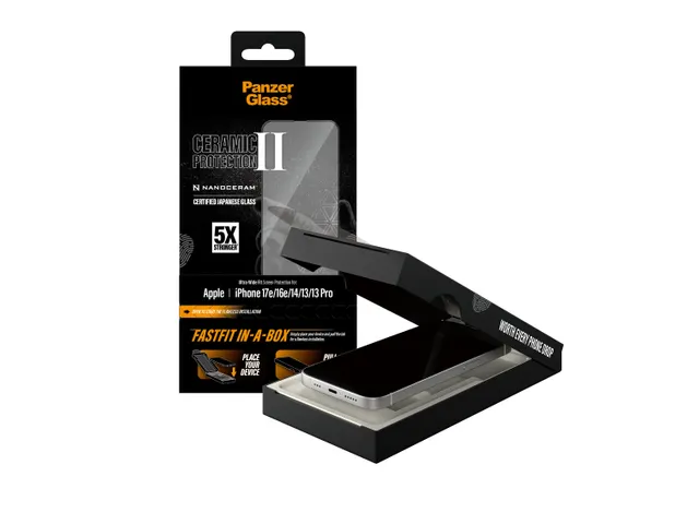 PanzerGlass Ceramic Screen Protector iPhone 17e | 16e | 14 | 13 | 1