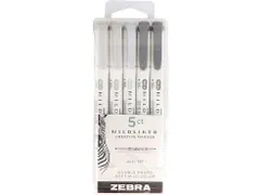 MILDLINER markeerstift grey set dubbele punt, etui à 5 stuks