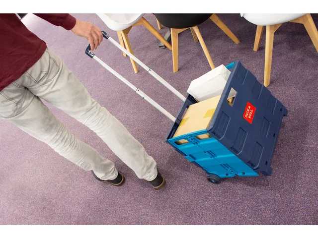 Opvouwbaar krat Seco Blauw/Aqua tot 35kg