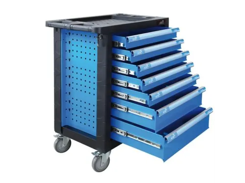 gereedschapswagen,met uitrusting,HxBxD 970x762x460mm