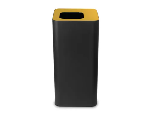 afvalbak,100l,HxBxD 800x385x385mm,romp staal zwart