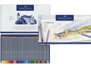 Aquarelkleurpotlood Faber-Castell Goldfaber etui 36 stuks - 1