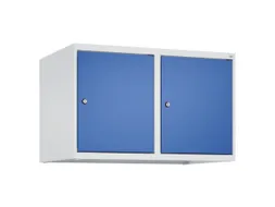 opzetkast,v. locker,2vak.,vak B 400mm,HxBxD 500x800x500mm,vleugeldeur