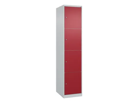 lockerkast,HxBxD 1850x400x500mm,1x4vakken,vak B 400mm,cil.-slot