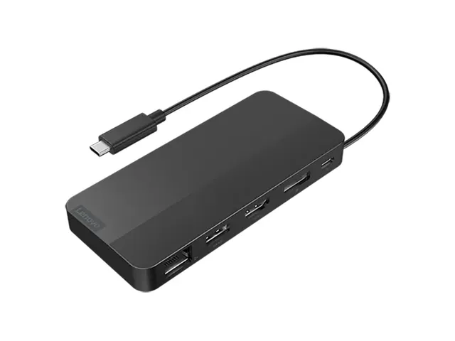 Lenovo 40B90100EU USB-C-Travel Dock voor 2 schermen (met adapter)