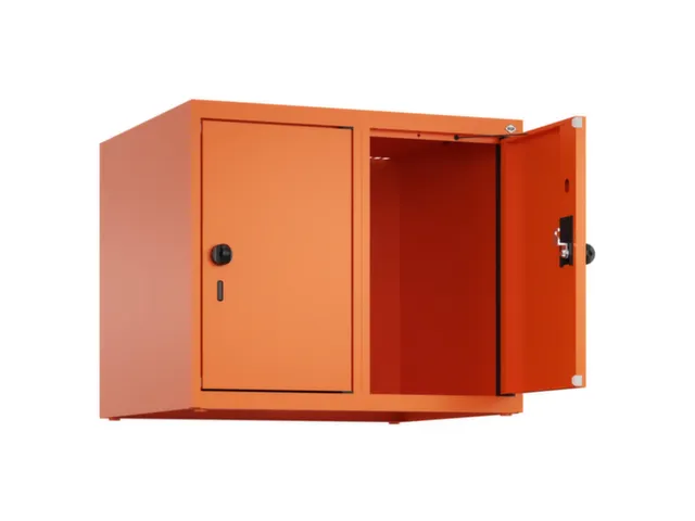 opzetkast,v. locker,2vak.,vak B 300mm,HxBxD 500x600x500mm,draaigrendel