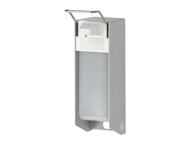 Zeepdispenser korte beugel alu 1 ltr