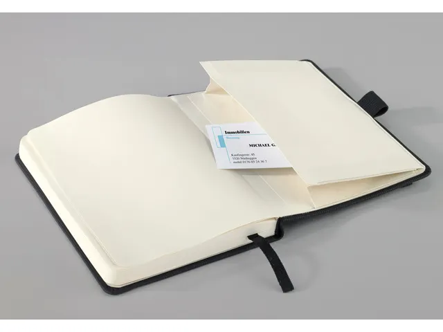 Carnet de note Sigel Conceptum Pure hardcover A5 noir quadrillé