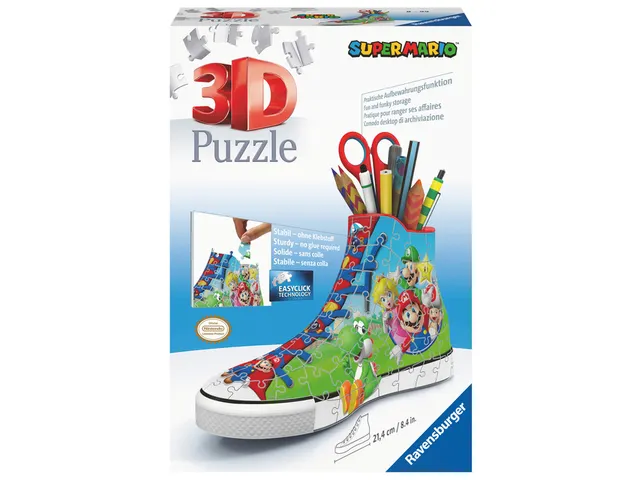 3D puzzel Ravensburger Sneaker Mario 108 stukjes