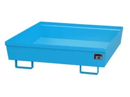 Opvangbak 4x 200l Opvangvol. 280l Blauw 335x 1200x 1200mm Open