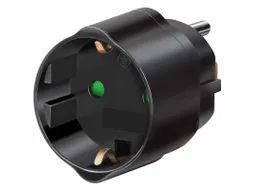 Reisstekker Brennenstuhl adapter USA met aarding zwart