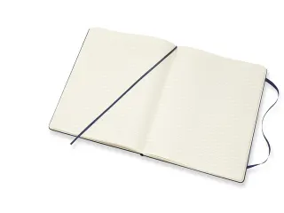 Notitieboek Moleskine XL 190x250mm lijn hard cover sapphire blue - 3