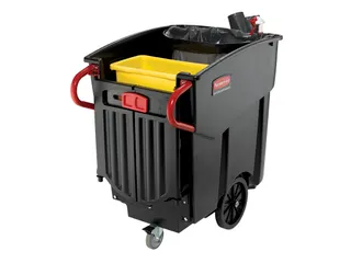 Mega Brute Mobiele Afvalverzamelaar Rubbermaid Zwart - 1