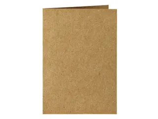 Correspondentiekaart Papicolor dubbel 105x148mm bruin pak à 6 stuks - 1