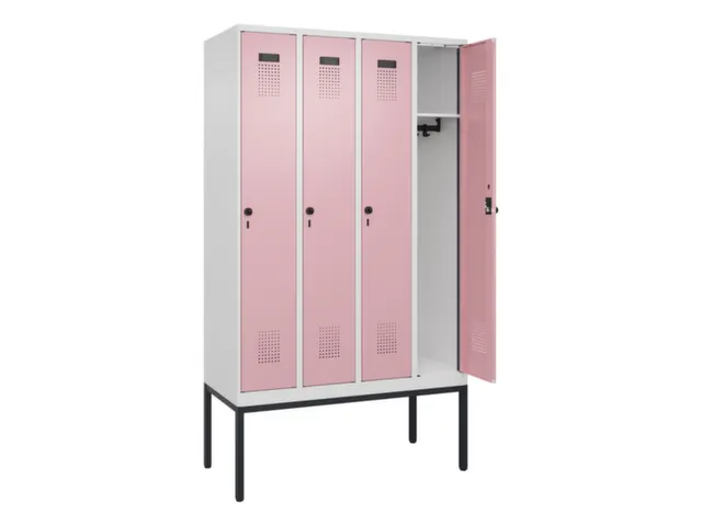 locker,HxBxD 2120x1200x500mm,4vak,vak B 300mm,draaigrendel