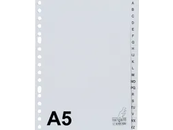Tabbladen A5 Kangaro 17-Gaats G520AZM A-z Grijs Pp