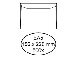 Envelop Quantore Bank Ea5 156X220Mm 80 Gram Wit Gegomd
