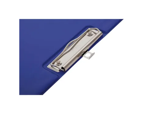 Klembordmap MAUL A4 staand PVC met penlus en insteek blauw