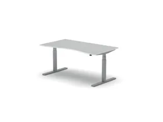 Elektrisch ihv bureau,HxBxD 650-1310x1600x900/800mm,blad wit - 1