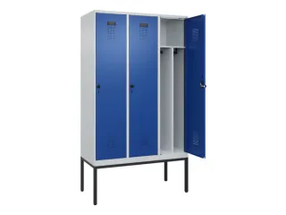 locker voor scheiding van kleding,HxBxD 2120x1200x500mm,3vak - 1