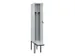 locker met bank,voor scheiding van kleding,HxBxD 2120x300x815mm,1vak