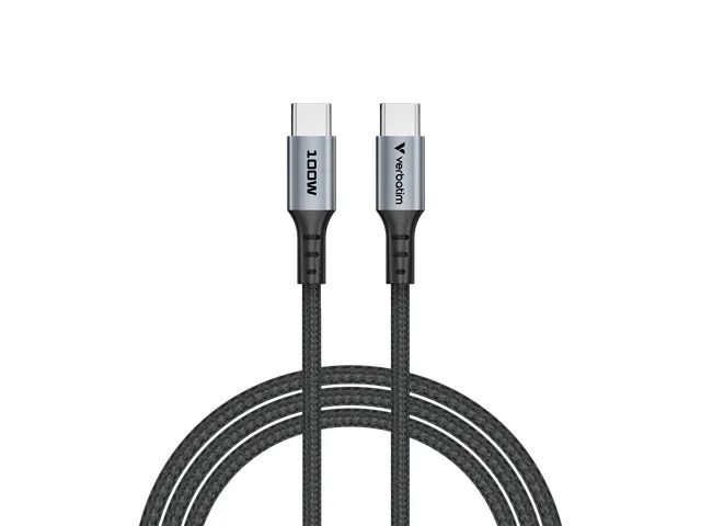S+C Usb-C/Usb-C Kabel zwart 100W 31846 480Mbps 1.20m