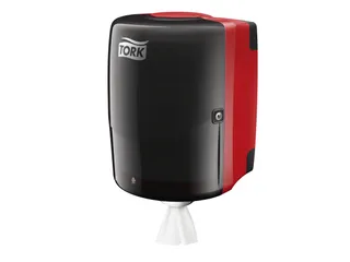 Tork Performance Combi-rol Dispenser Zwart/Rood - 1