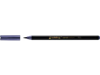 Brushpen edding 1340 zilver grijs - 2