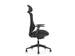 Siège de bureau ergonomique 600 NEN-EN 1335 Mesh noir + repose-tête