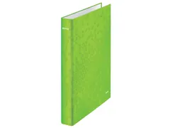 Ringband Leitz WOW A4 4-rings D-mech 25mm karton groen