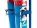 diable pour bouteilles,force 100kg,2x10l bouteille,a. chaîne,RAL5010