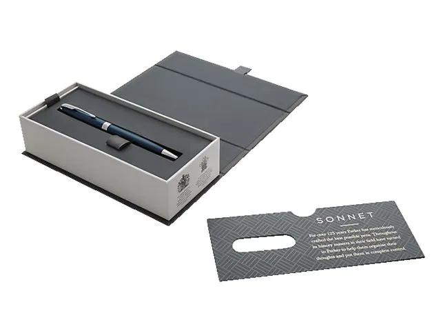 Balpen Parker Sonnet Blue Lacquer CT Finish Medium