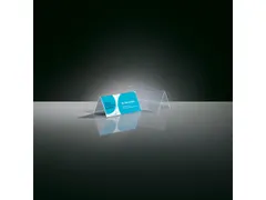 Tafelkaartje Sigel 95x42,5mm glashelder dakvorm doos a 10 stuks