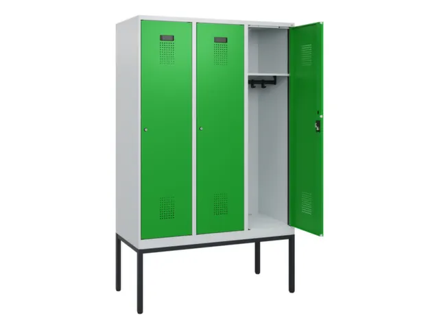 schoollocker,HxBxD 1950x1200x500mm,3vak,vak B 400mm,cil.-slot