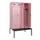 PBM-locker met bank,HxBxD 2120x1200x815mm,4vak,vak B 300mm