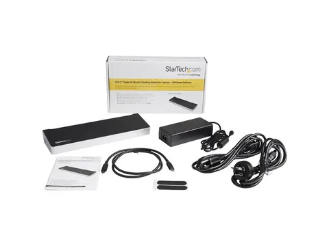 Triple-4K Monitor Usb-C Docking Station Met 5X Usb 3.0 Poorten